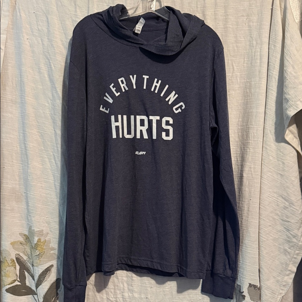 Bella+ Canvas Navy Blue Graphic Hoodie